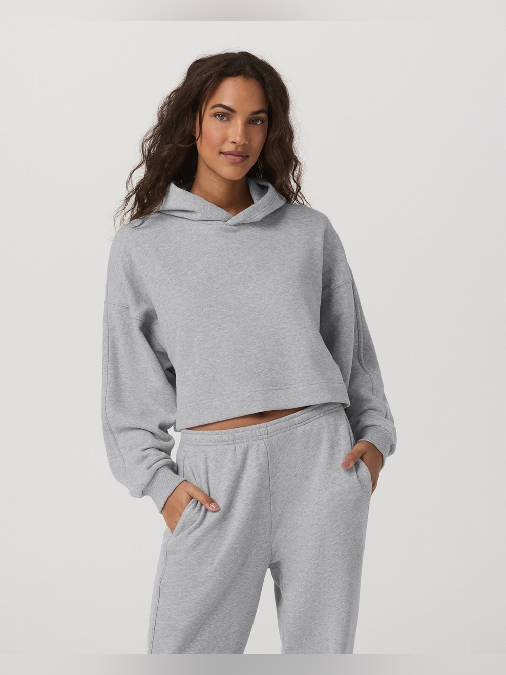 Vuori Sedona Pullover Hoodie Light Heather Grey - Picture 2 of 8